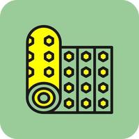 Sleeping Mat Vector Icon Design