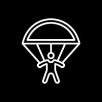 Skydiving Vector Icon Design