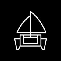 Catamaran Vector Icon Design