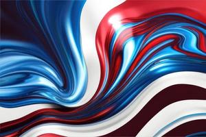 blue red and white liquid flow background photo