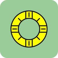 Lifebuoy Vector Icon Design