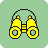 Binocular Vector Icon Design