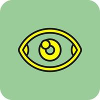 diseño de icono de vector de ojo