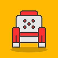 Armchair Vector Icon Design