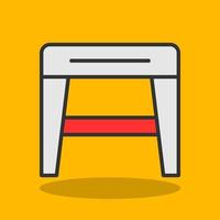 Stool f Vector Icon Design