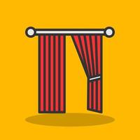 Curtain Vector Icon Design