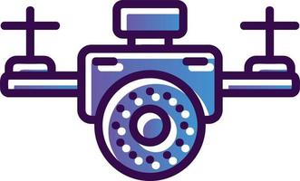 Drone Camera Vector Icon Design