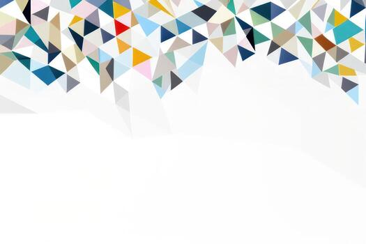 abstract background with colorful geometric shapes photo