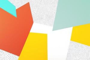 background with paper shapes photo
