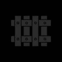 Fence Vector Icon Design