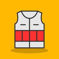 Life Jacket Vector Icon Design