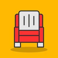 Armchair Vector Icon Design