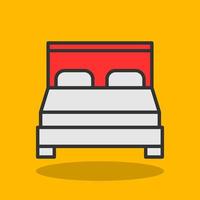 Bed Vector Icon Design