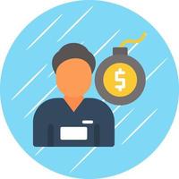 Debt Vector Icon Design