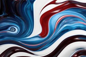 blue red and white liquid flow background photo