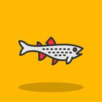 Trout Vector Icon Design