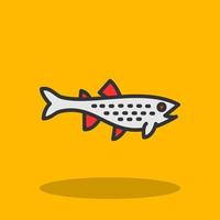 Trout Vector Icon Design