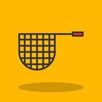 Fishing Net Vector Icon Design