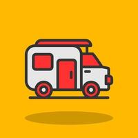 Caravan Vector Icon Design