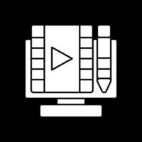 Video Editing Vector Icon Design