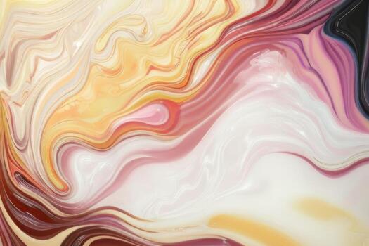 abstract background with gold and pink waves photo