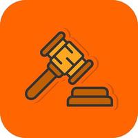 diseño de icono de vector de justicia