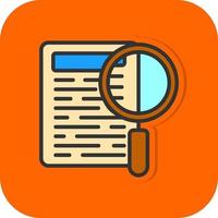 Evidence Vector Icon Design