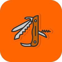Swiss Army Knife Vector Icon Design
