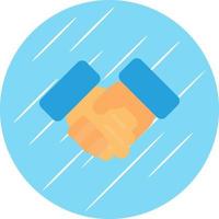 Shaking Hands Vector Icon Design