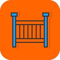 Crib Vector Icon Design