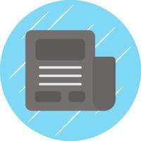 Newspaper Vector Icon Design