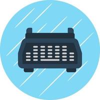 Typewriter Vector Icon Design