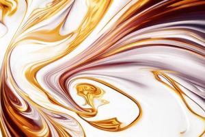 abstract background with gold and pink waves photo