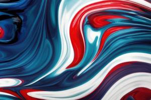 blue red and white liquid flow background photo