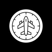 Flight Timings Vector Icon Design