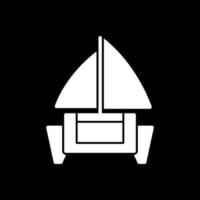 Catamaran Vector Icon Design