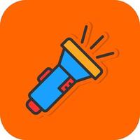 Flashlight Vector Icon Design