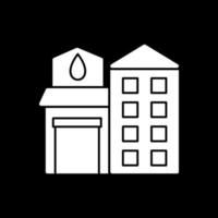 Fire Station Vector Icon Design