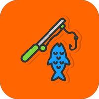 Fishing Vector Icon Design