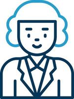 Judge Vector Icon Design