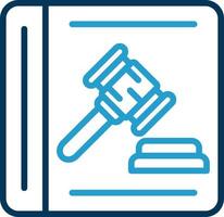 Law Book Vector Icon Design