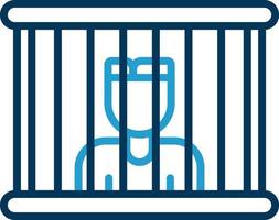 Prisoner Vector Icon Design