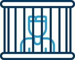 Prisoner Vector Icon Design