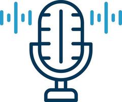 Voice Recorder Vector Icon Design