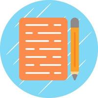 Writing Vector Icon Design