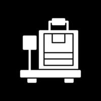 Luggage Scale Vector Icon Design