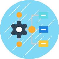 Workflow Vector Icon Design