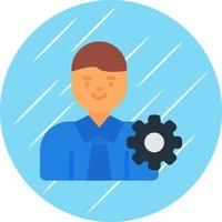 Engineer Vector Icon Design