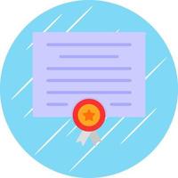 Certificate Vector Icon Design