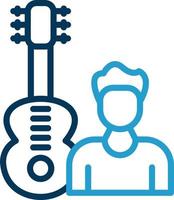 Guitarist Vector Icon Design